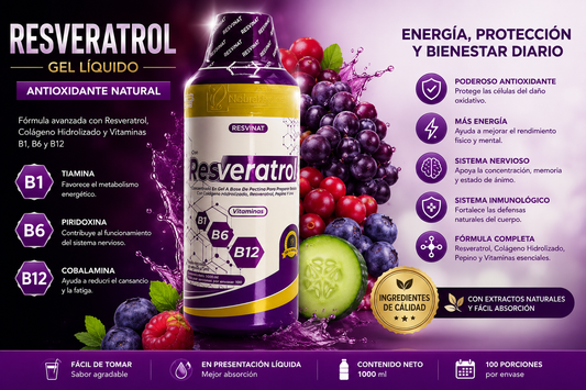 Resveratrol Gel Líquido